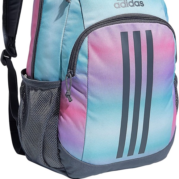 adidas Back to School BTS Creator Backpack, Gradient Rose Tone Pink/Onix Grey, - Picture 2 of 8
